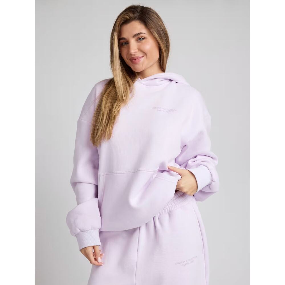 Comfrt Collection Pastel Edit Oversized Pullover Hoodie Opal Size XS